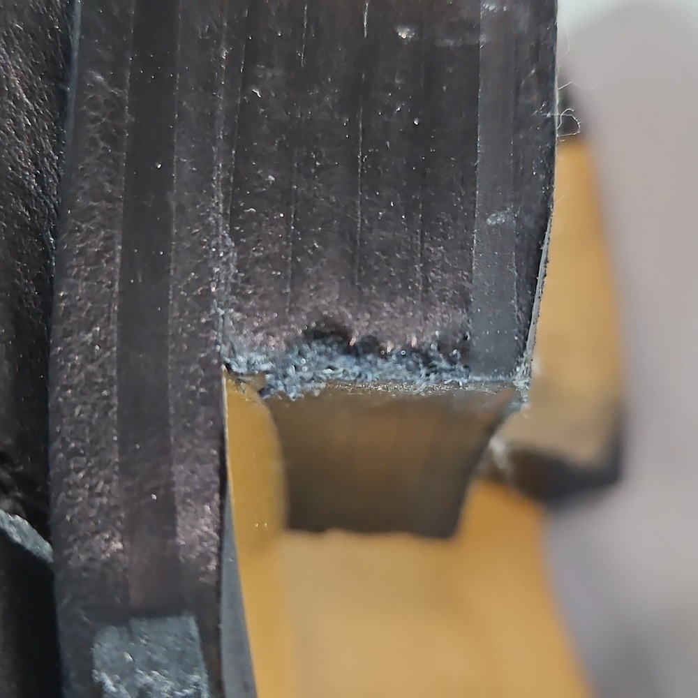 Rag & Bone Abel Moto Black Leather Boots Size 38.5 US Size 8.5 - Picture 10 of 14